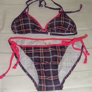 Charles Vougele 34 US Sz 4 Purple Bikini Set
